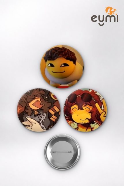 Roblox Shedletsky Kızarmış Tavuk Meme Oyun Temalı Çanta Süsü İğneli Buton Rozet Seti Set 2 3’lü (58 mm)